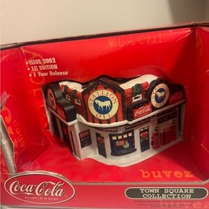 Coca Cola Town Square collection Stallion‎ Oil Toy - Red and White NIB